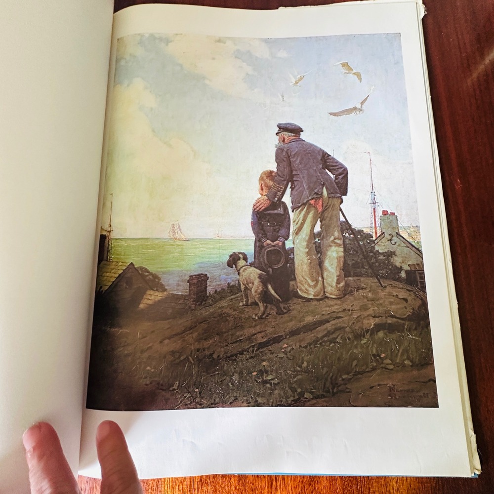 The Best of Norman Rockwell 40 Full Color Posters Art Book Michael Schau 1987 - Picture 8 of 11